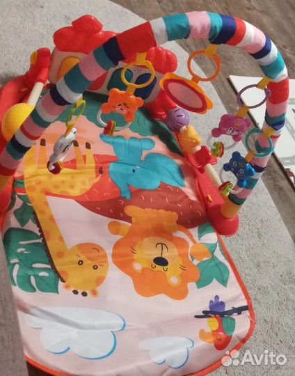Развивающий коврик детский музыкальный