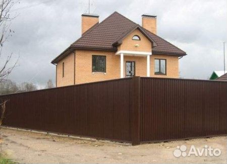 Заборы из профнастила