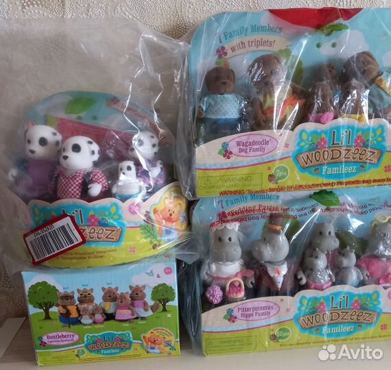 Игрушки Семейки Lil Woodzeez фигурки