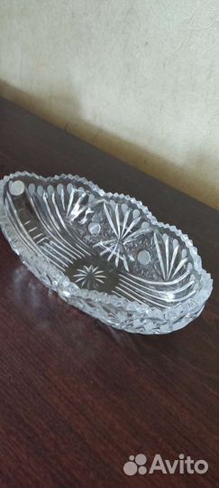 Салатник хрустальный