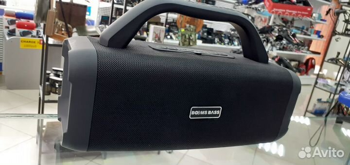 Портативная колонка 34см с басами Блютуз Радио