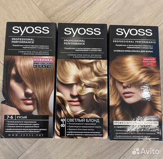 Краска для волос лореаль Loreal, Syoss