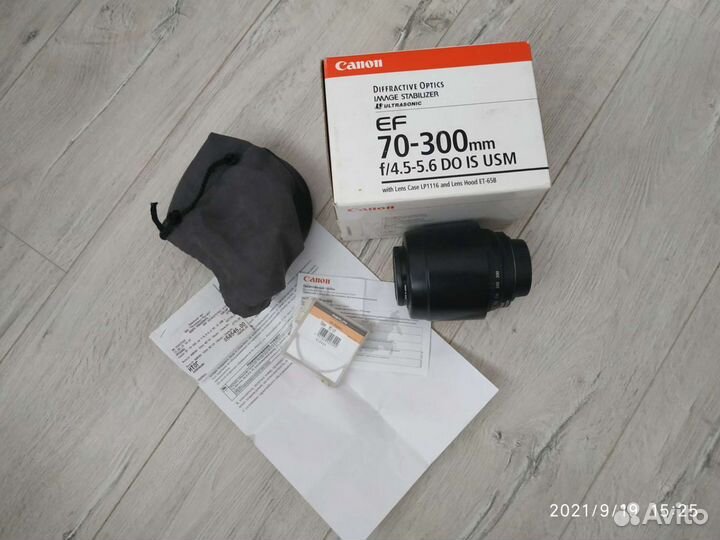 Объектив Canon EF 70-300mm f/4.5-5.6 DO IS USM