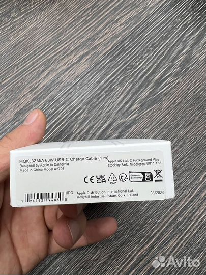 Кабель USB-C 1mType-c - type -c