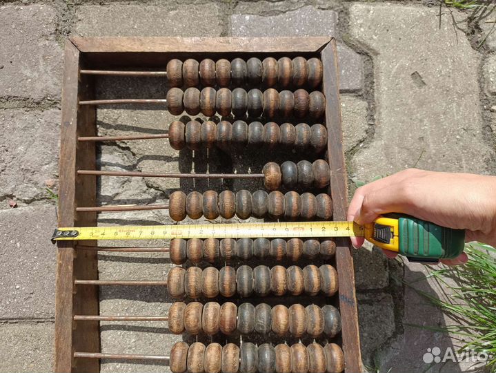 Счеты деревянные СССР, старинные, ретро