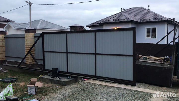 Каркас откатных ворот 