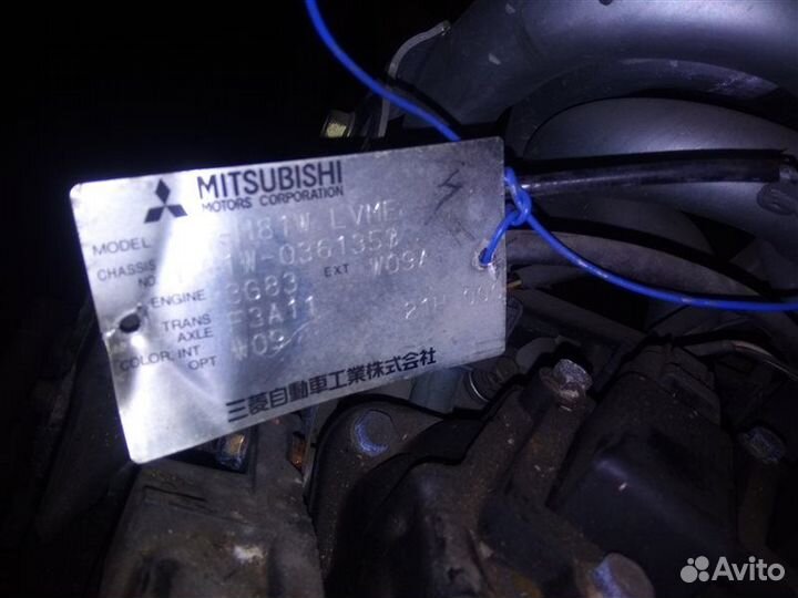 АКПП Mitsubishi Ek Wagon H81W. H82W 3G83