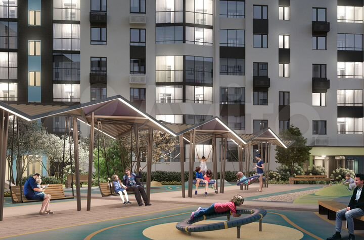 1-к. квартира, 42 м², 9/9 эт.