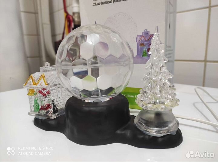 Новогодний диско шар новый