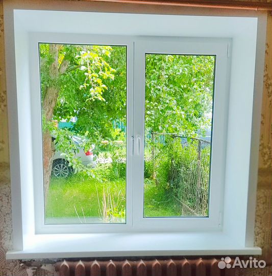 Окно двустворчатое