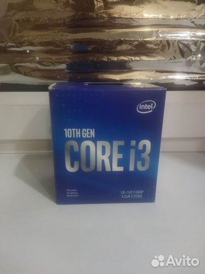 Intel core i3 10100f комплект BOX
