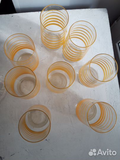 Набор стаканов 8 шт Красный май