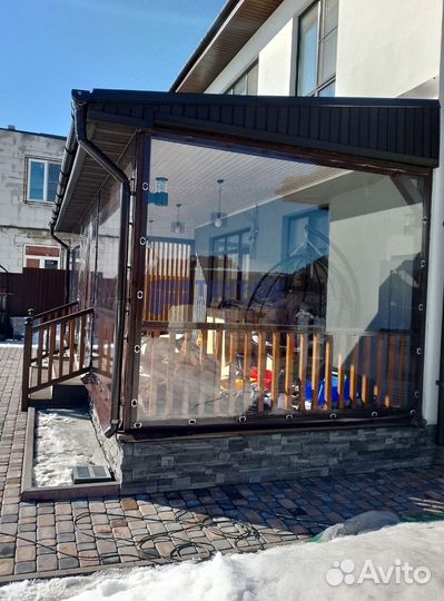 Жидкие окна для беседки