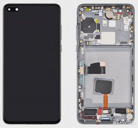 Дисплей для Huawei P40 в рамке + тачскрин