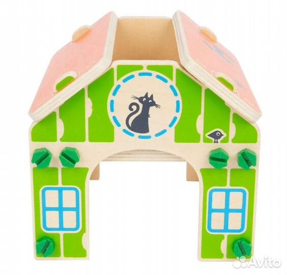 Игровой набор из дерева 