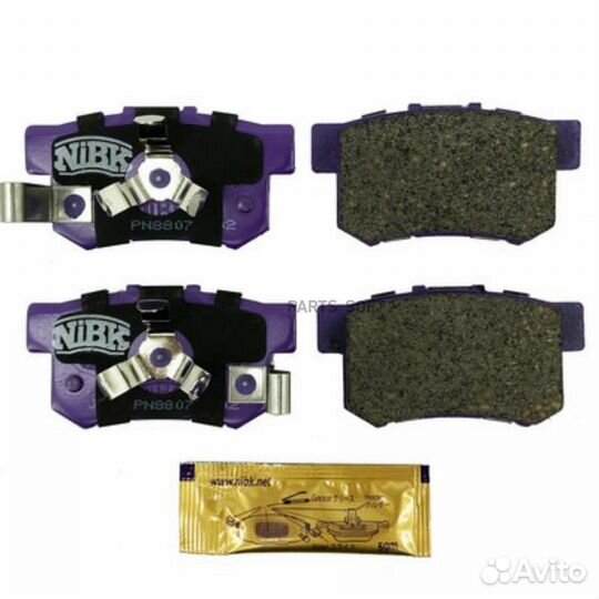 Nibk PN8807 Колодки тормозные дисковые