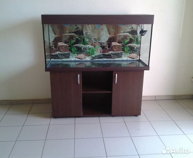 Аквариум 320 свет биофильтр фон подставка