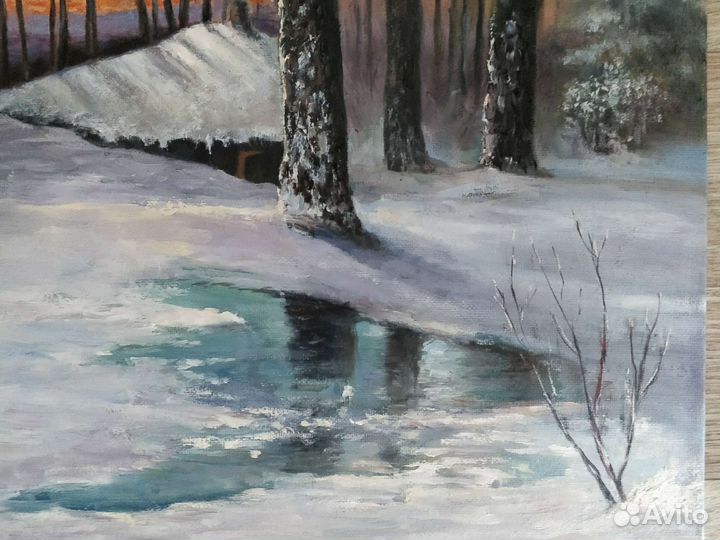 Картина маслом пейзаж