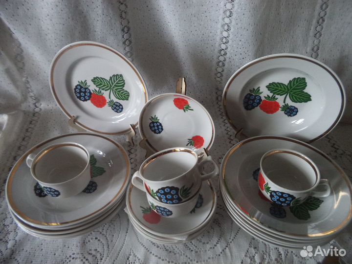 Столовый сервиз Набор для сервировки СССР 80х