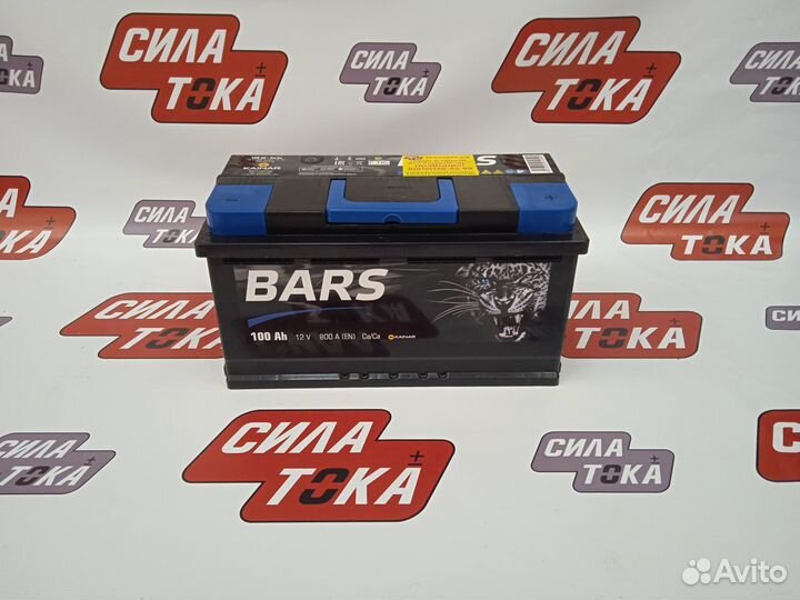 Аккумулятор на автомобиль Газон Bars 100 ah 800 A