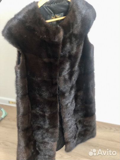 Жилетка норковая размер S