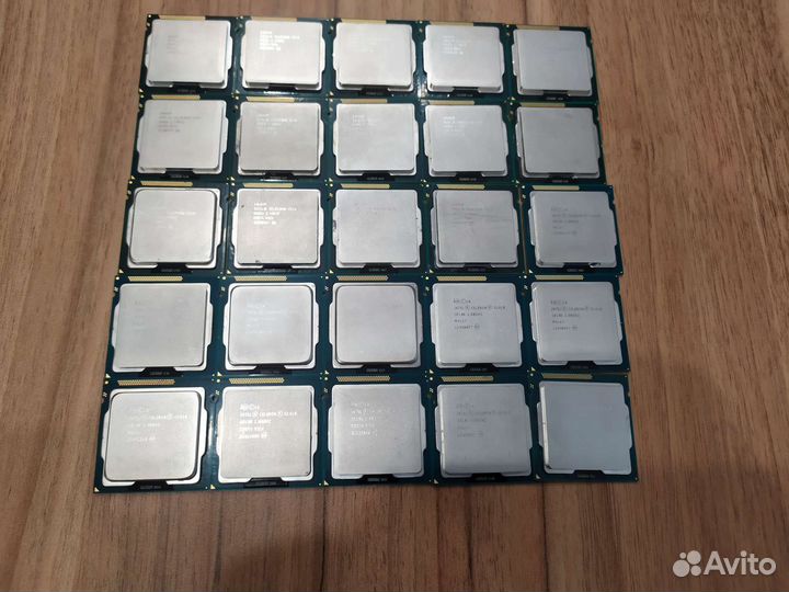 Цена за все 25шт процессор сокет 1155