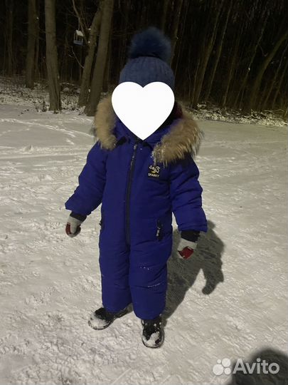Детский зимний комбинезон
