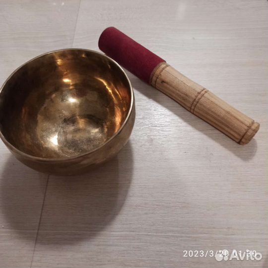 Кованная медная поющая чаша 10,5 см