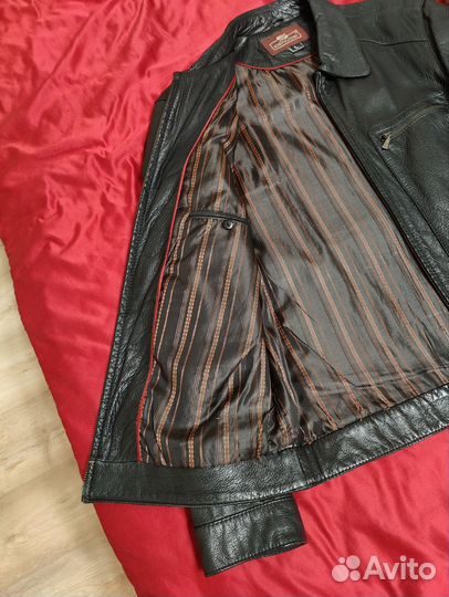 Кожаная куртка мужская