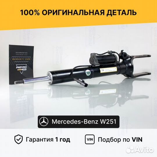 Амортизатор передний на Mercedes W251 R-Class