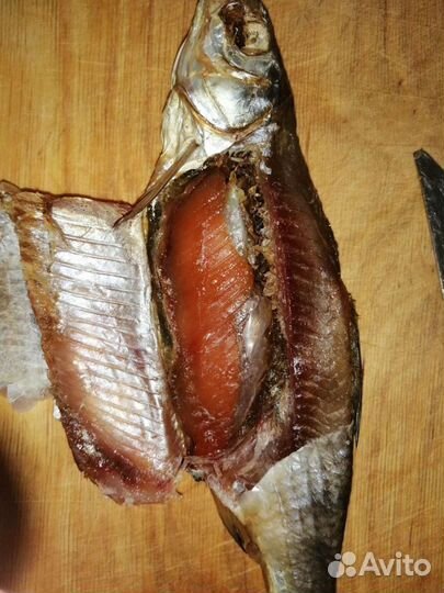 Астраханская вобла, вяленая рыба