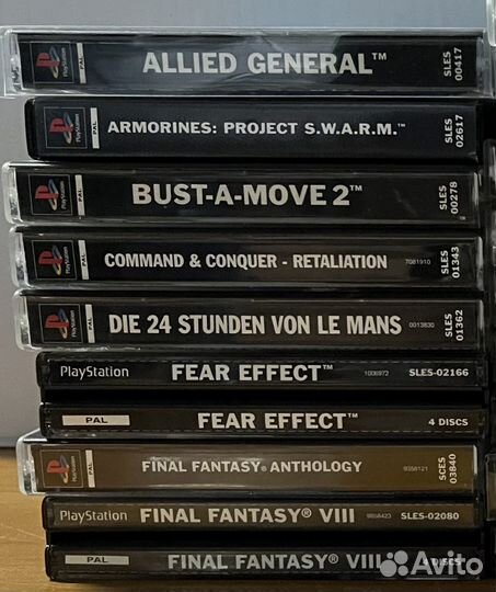 Игры для PS1. Лицензия в ассортименте