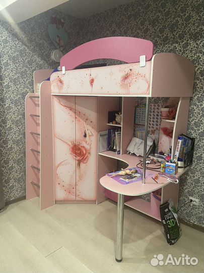 Детская кровать чердак