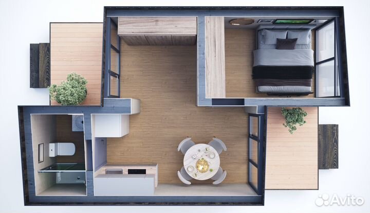 Строительство каркасных домов барнхаус