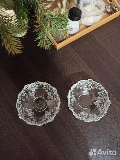 Конфетница2 салатника, Walther-Glas, Германия