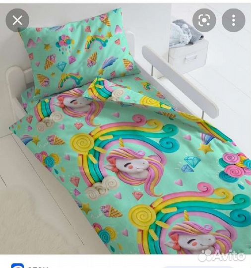 Детское постельное белье 1,5 новое