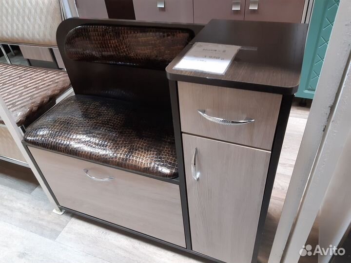 Обувница с сидушкой 87см узкая