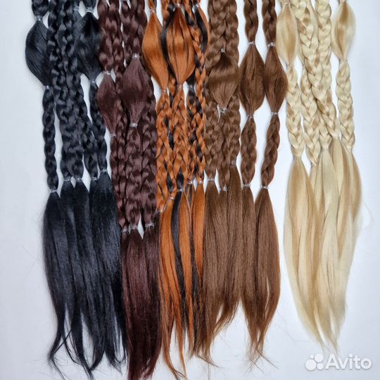 Хвост на резинке, хвост на ленте, волосы на заколк