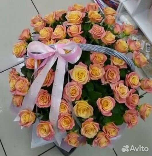 Роза 51шт