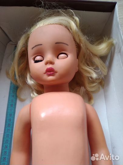 Кукла гдр СССР 55 см обижулька в ремонт