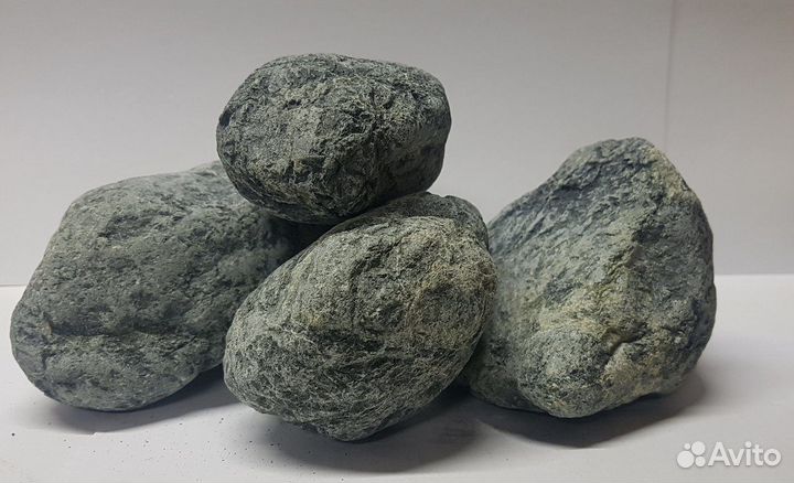 Камни для бани Дунит обвалованный
