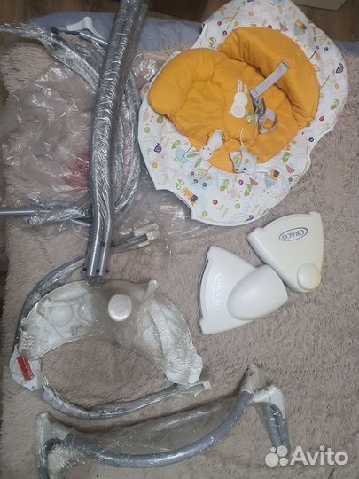 Электронные качели graco