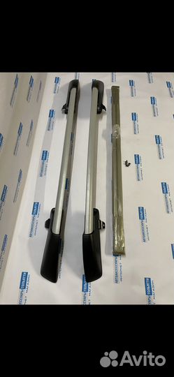 Лада Калина рейлинги усиленные с багажником/сер.м