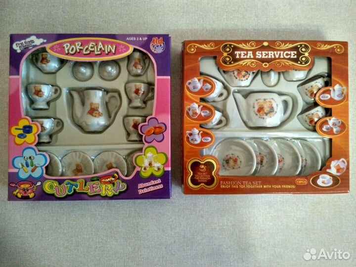 Игрушечная керамическая посуда