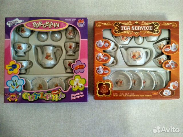 Игрушечная керамическая посуда