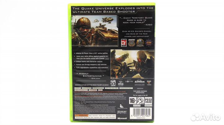 Enemy Territory Quake Wars для Xbox 360