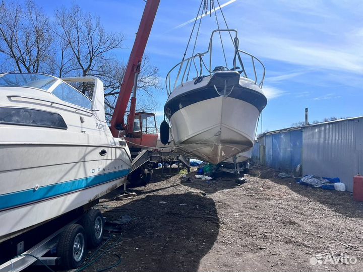 Зимнее хранение катеров, яхт, гидроциклов, сервис