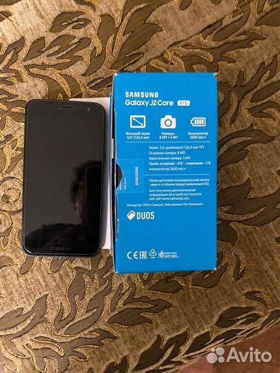 Samsung Galaxy J2 Core, 8 ГБ