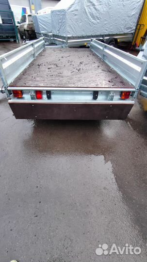 Легковой четырехметровый двухосный прицеп