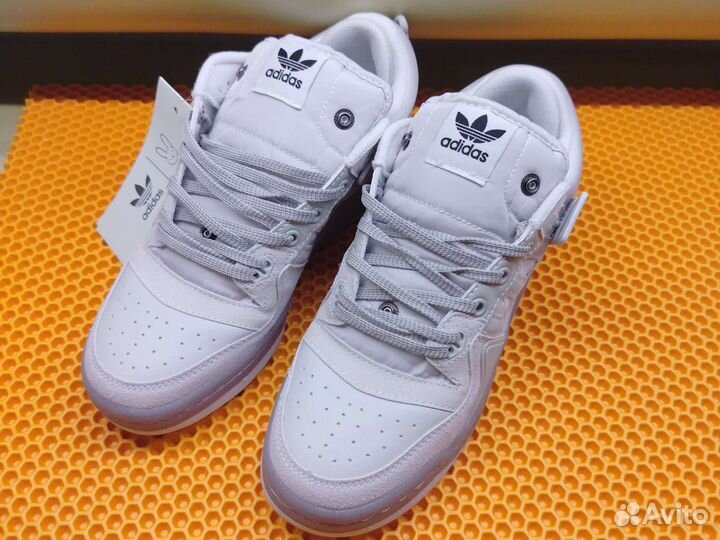 Adidas forum low bad bunny grey